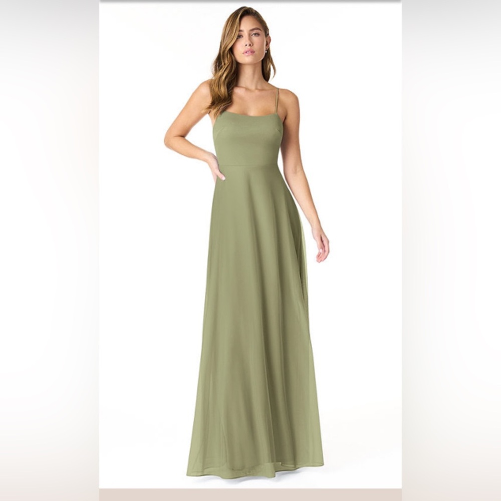 Azazie Pistachio Green Formal Dress